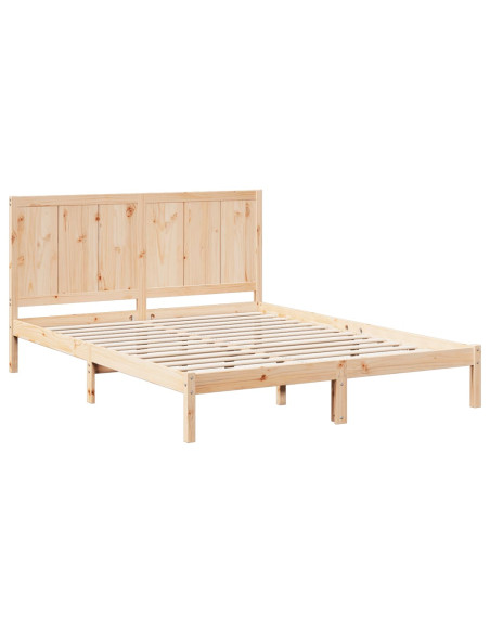 Giroletto Extra Lungo senza Materasso 140x220 cm Legno Massello