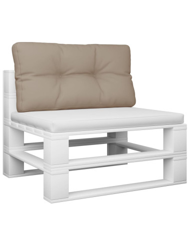 Cuscino per Pallet Tortora 80x40x12 cm in Tessuto