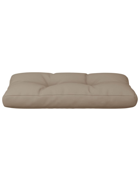 Cuscino per Pallet Tortora 80x40x12 cm in Tessuto