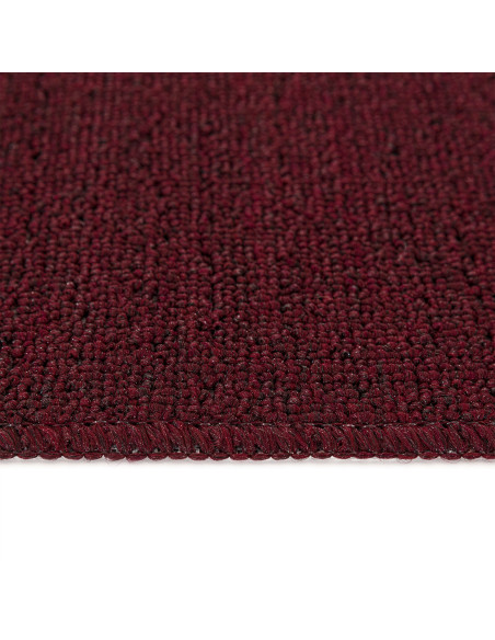Tappeti per scale  con retro in lattice Bordeaux 25x60 cm