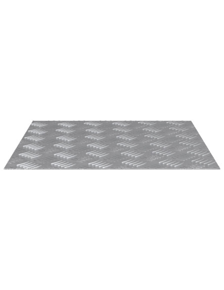 Piastri in Alluminio a Rete 4 pz Antiscivolo 50x50 cm