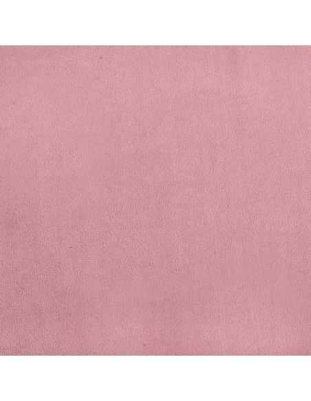 Giroletto con Testiera Rosa 120x200 cm in Velluto