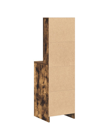 Mobile Alto in Rovere Fumè, 40x41x135 cm, in Legno Ingegnerizzato