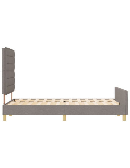 Struttura del letto con testiera Talpa 140 x 200 cm Tessuto