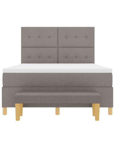 Letto a molle con materasso Talpa 160 x 200 cm Tessuto