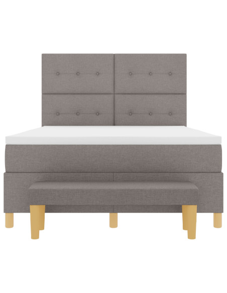 Letto a molle con materasso Talpa 160 x 200 cm Tessuto