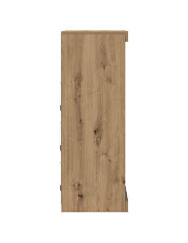 Madia LED Rovere artigianale 60,5 x 37 x 100 cm