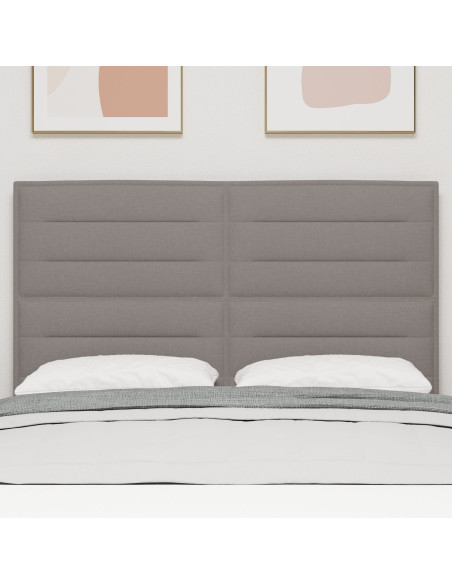 Testiera  Design Lines Tortora 140 cm Tessuto