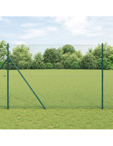 Recinzione Esagonale Verde 1,6 x 50 m PVC