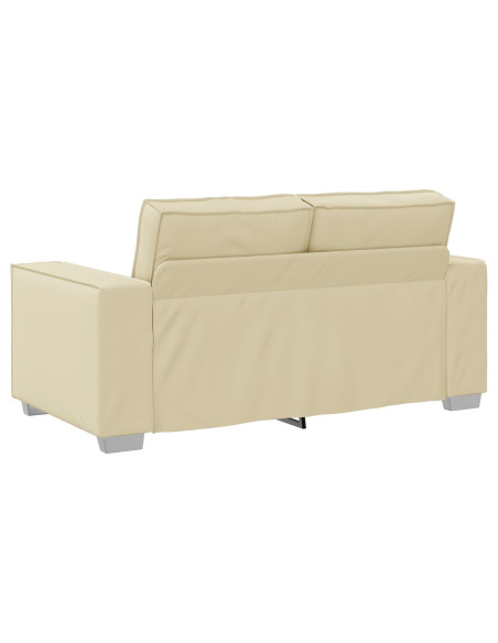 Divanetto  Crema 120 cm in pelle sintetica