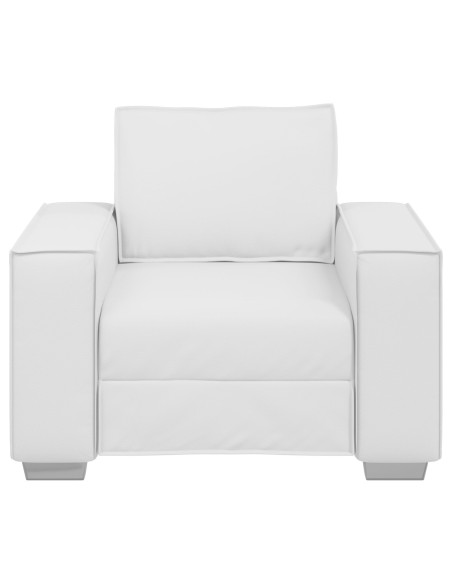 Poltrona  Bianca 59 cm in Pelle Sintetica
