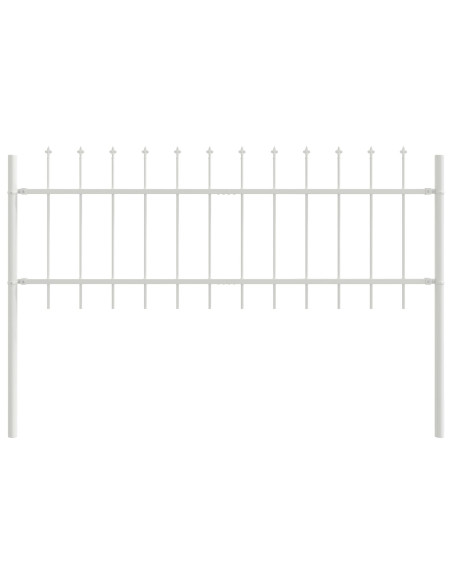 Recinzione per Giardino Bianco 1,7 x 0,6 m