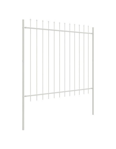 Recinzione per Giardino Bianco 1,7 x 1,5 m