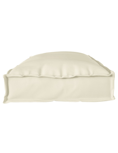 Cuscino da Esterno  Panna Cotone 100 cm x 40 cm x 8 cm