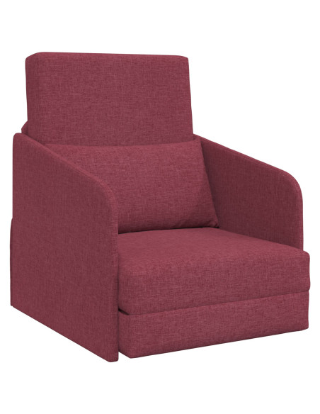 Divano  Rosso vino Poliestere 200 x 60 x 62 cm