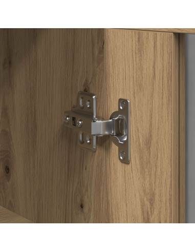 Armadietto a muro Rovere artigianale 69,5 x 34 x 90 cm