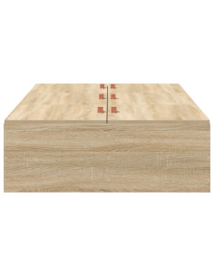 Struttura letto con contenitore Rovere Sonoma 80 x 200 cm 2