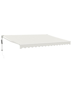 Tenda Sole Automatica Retrattile Crema 4,5x3 m 2