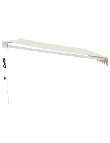 Tenda Sole Automatica Retrattile Crema 4,5x3 m