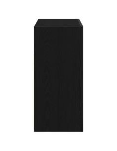 Credenza Rovere Nero 80 x 35 x 75 cm Legno multistrato 2