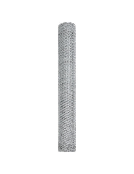 Recinzione Esagonale 1x10 m Acciaio Zincato