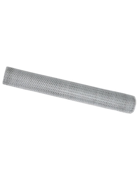 Recinzione Esagonale 1x10 m Acciaio Zincato