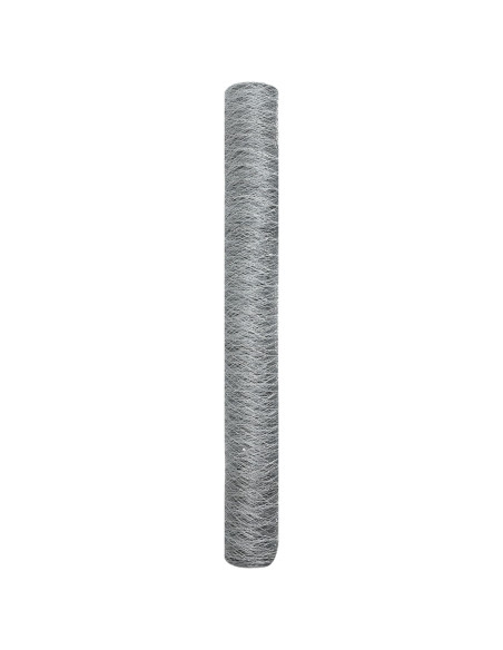 Recinzione Esagonale 1x10 m Acciaio Zincato