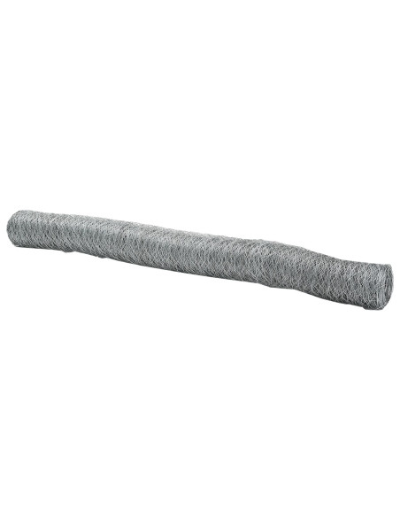 Recinzione Esagonale 1x10 m Acciaio Zincato