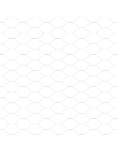 Recinzione Esagonale Argento 1,4 x 10 m Acciaio zincato