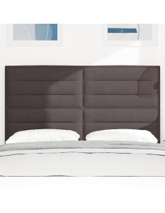 Testiera con testiera Marrone Scuro 160 cm Pelle Sintetica 2