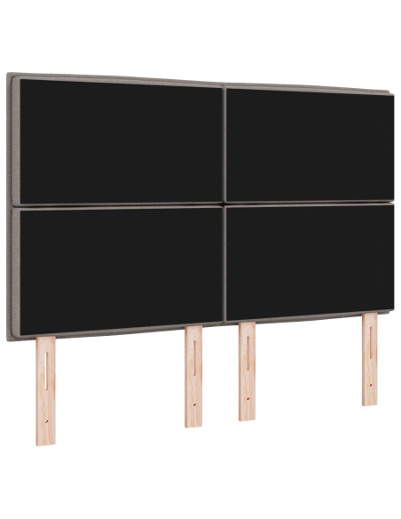 Testiera  Design Lines Tortora 160 cm Tessuto