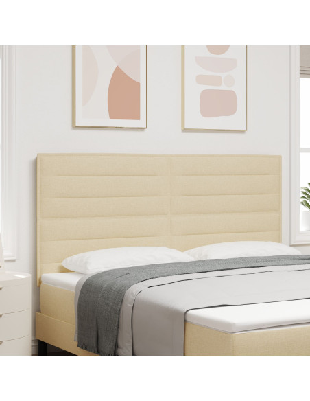 Testiera  Design Linee Panna 180 cm Tessuto