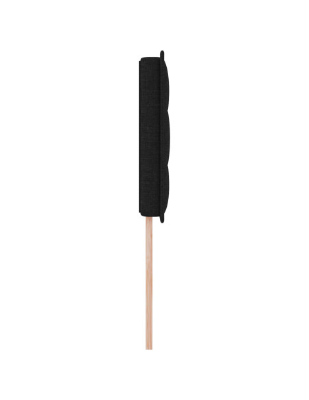 Testata a LED Design Linee Nera 80 cm Tessuto
