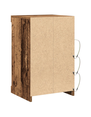 Madia LED Legno vecchio 41 x 37 x 67 cm Legno multistrato