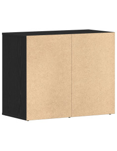 Mobiletto Cosmetico con lo scaffale Rovere Nero 80 x 40 x 65 cm