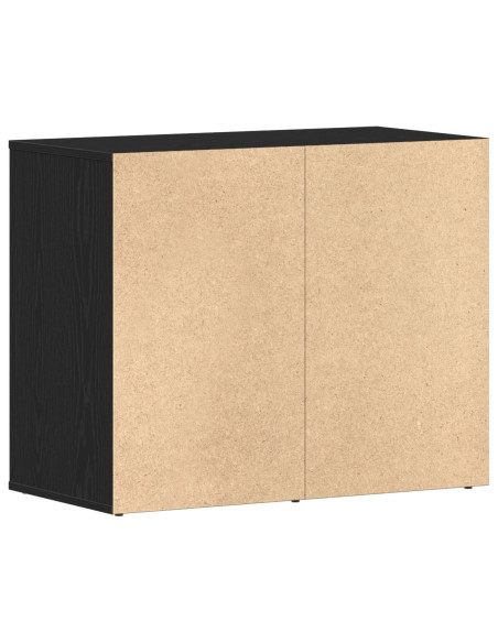 Mobiletto Cosmetico con lo scaffale Rovere Nero 80 x 40 x 65 cm