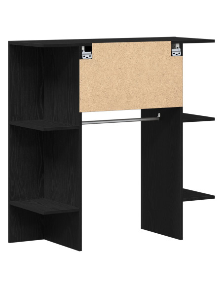 Armadietto per ingresso Rovere nero Legno ingegnerizzato