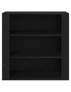 Armadietto a muro Rovere Nero 80 x 33 x 80 cm Legno multistrato