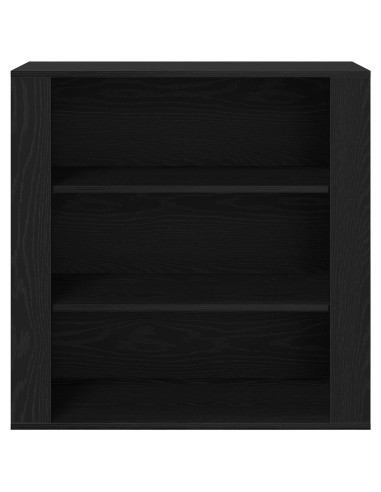 Armadietto a muro Rovere Nero 80 x 33 x 80 cm Legno multistrato