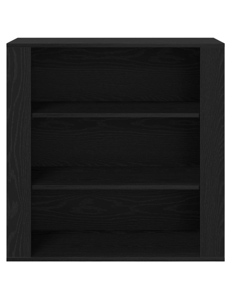 Armadio a muro  Nero Rovere 80x33x80 cm Legno ingegnerizzato