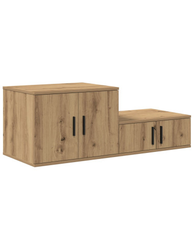 Armadio 2 pcs Rovere artigianale 108 x 41 x 40 cm