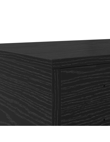 Cassetti per letto Rovere Nero 200 x 36,5 x 16,5 cm