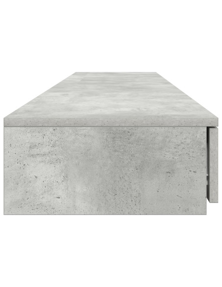 Cassetti per Letto  Grigio Cemento 200x36,5x16,5 cm Legno ingegnerizzato