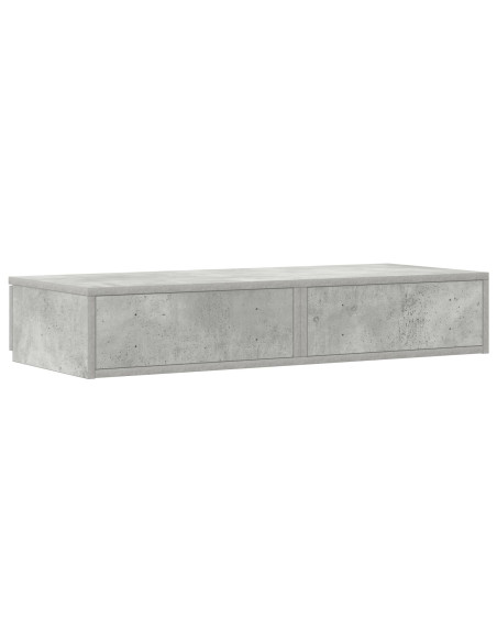 Cassetti per letto  grigio cemento 90x36,5x16,5 cm in legno ingegnerizzato