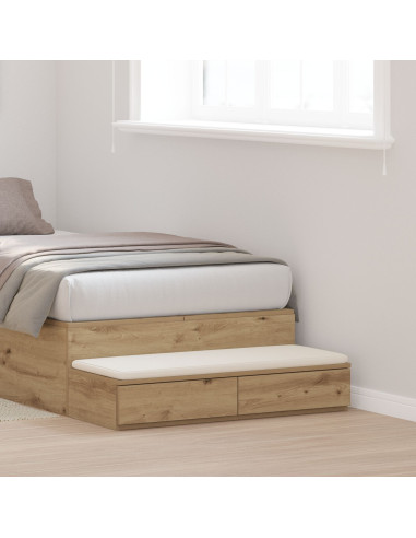 Cassetti per letto Rovere artigianale 90 x 36,5 x 16,5 cm