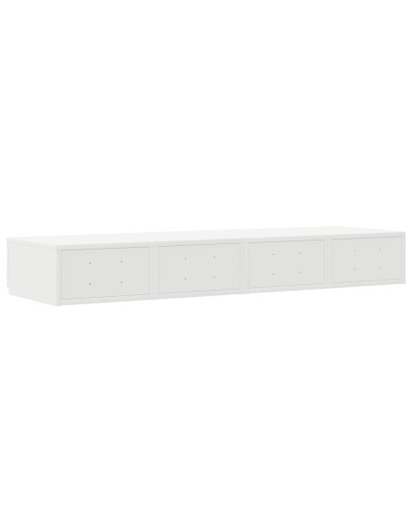 Cassetti per Letto Bianco 120x36,5x16,5 cm Legno Ingegnerizzato