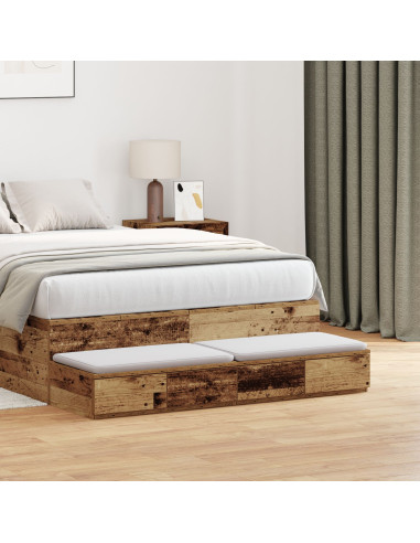 Cassetti per letto Legno vecchio 120 x 36,5 x 16,5 cm