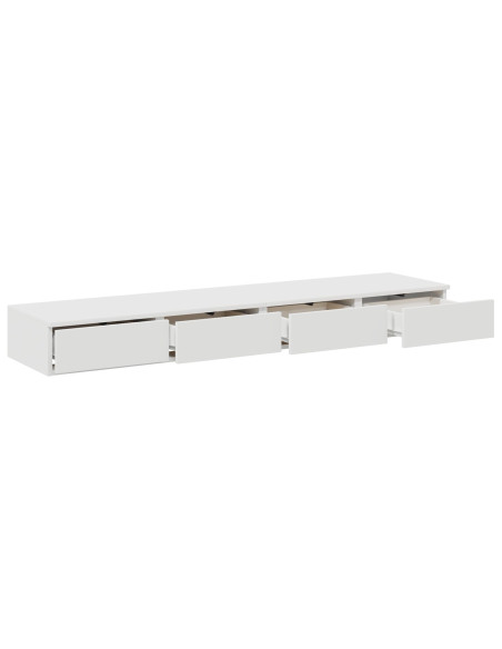 Cassetti per letto con cassetto Bianco 140 x 36,5 x 16,5 cm