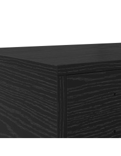Cassetti per letto Rovere Nero 140 x 36,5 x 16,5 cm 2