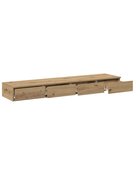 Comodini Rovere artigianale MDF con impiallacciatura in rovere
